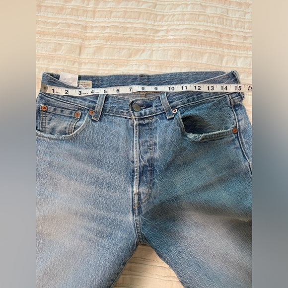 Levi’s Premium 501 ‘93 Men’s Jeans - 30x30 - Light Wash - Picture 4 of 13